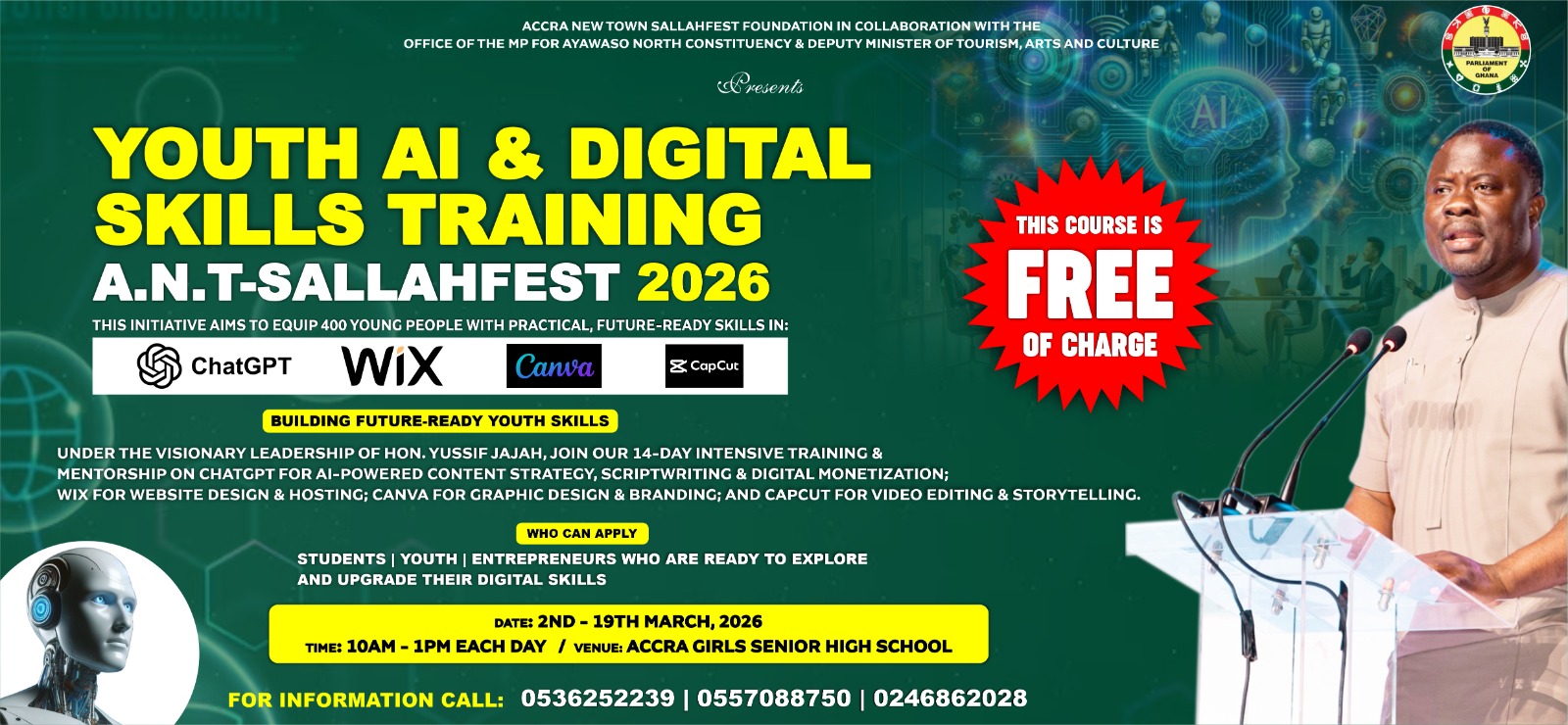 14 Day AI Digital Training Workshop - Accra New Town SallahFest